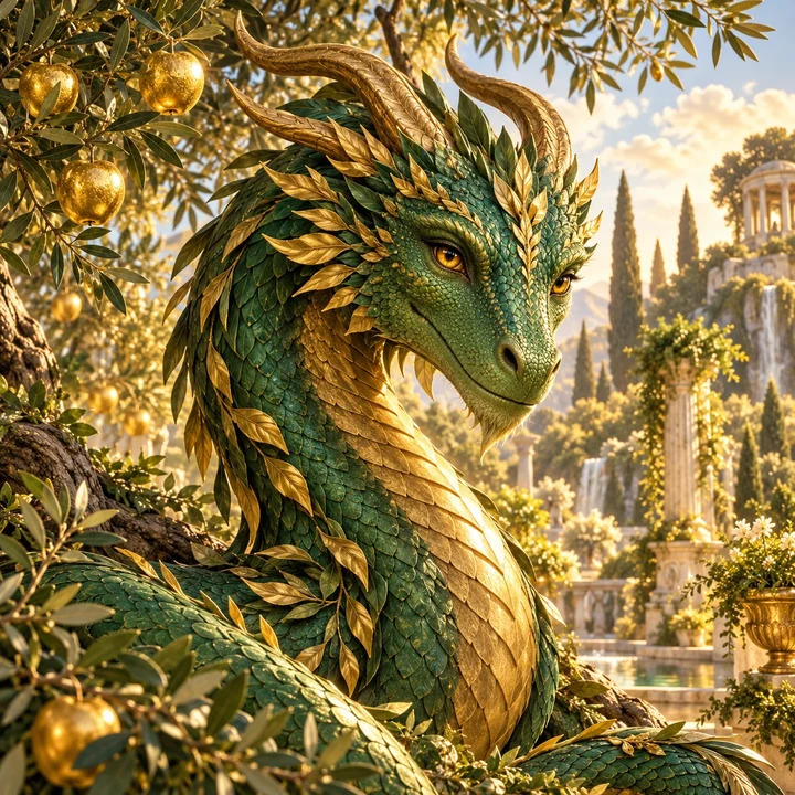 Ladon dragon portrait