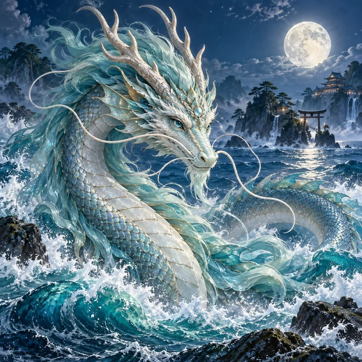 Ryūjin dragon portrait