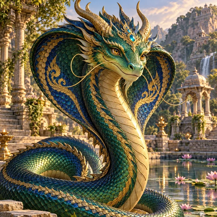 Vasuki dragon portrait
